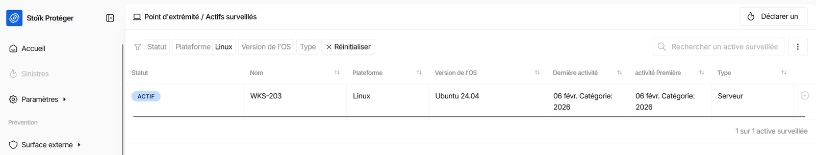 Installation Serveur